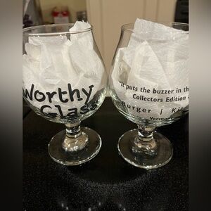 Worthy Glass Collectors Edition Glasses